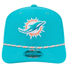 Miami Dolphins New Era Gameday Multi Rope 9SEVENTY Stretch-Snap Hat Aqua