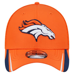Denver Broncos New Era Game Day Linear 39THIRTY Flex Hat Orange
