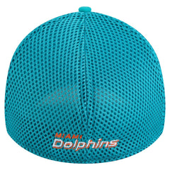Miami Dolphins New Era Game Day Linear 39THIRTY Flex Hat Aqua