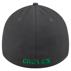Philadelphia Eagles New Era Throwback Logo Main 39THIRTY Flex Hat Graphite
