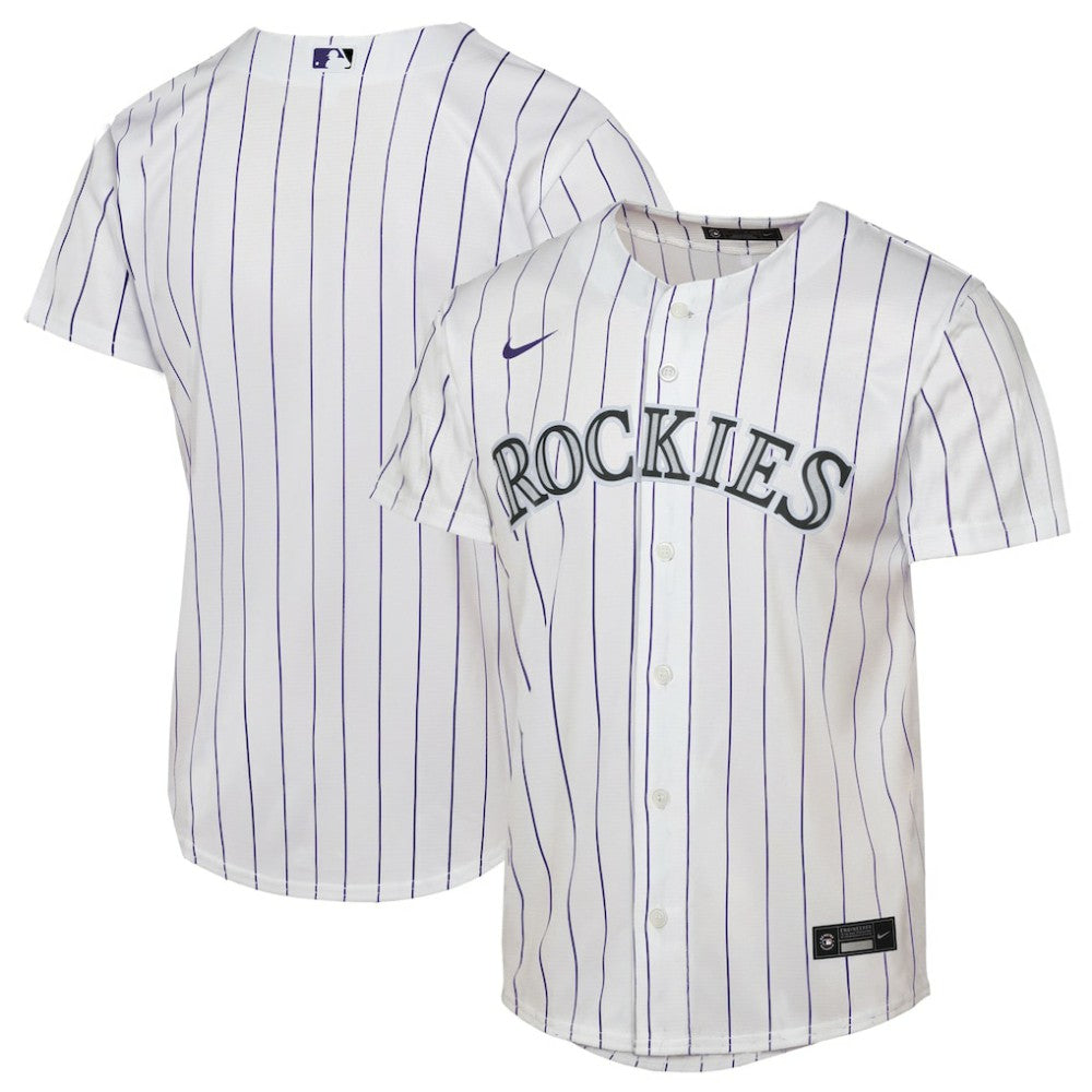 Colorado Rockies Nike Youth Home Replica Jersey - White - Nike Lifestyle