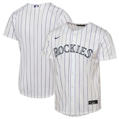 Colorado Rockies Nike Youth Home Replica Jersey - White - Nike Lifestyle