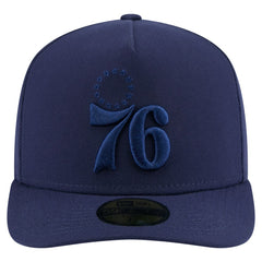 Philadelphia 76ers Colorpack A-Frame Pinch Front 59FIFTY Fitted Hat Navy | New Era outlet