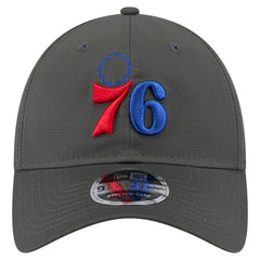 Philadelphia 76ers Active Ripstop 9TWENTY Adjustable Hat Charcoal | New Era Lifestyle