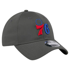 Philadelphia 76ers Active Ripstop 9TWENTY Adjustable Hat Charcoal | New Era Lifestyle