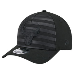 Chicago Bulls Game Day Flag A-Frame 9FORTY Adjustable Hat Black | New Era Lifestyle