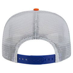 New York Knicks Throwback Dye Golfer Snapback Hat Blue/Orange | New Era Near Me