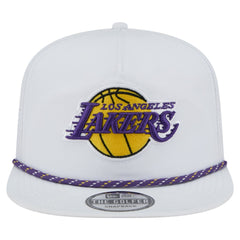 Los Angeles Lakers Performance Rope Golfer Adjustable Hat White | New Era for sale