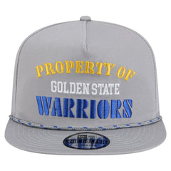 Golden State Warriors Throwback Property Of Golfer Snapback Hat for sale Gray | New Era for sale