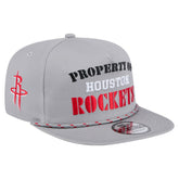 Houston Rockets Throwback Property Of Golfer Snapback Hat for sale Gray | New Era for sale
