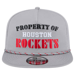 Houston Rockets Throwback Property Of Golfer Snapback Hat for sale Gray | New Era for sale