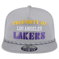 Los Angeles Lakers Throwback Property Of Golfer Snapback Hat Gray | New Era Near Me