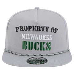 Milwaukee Bucks Throwback Property Of Golfer Snapback Hat Gray | New Era online