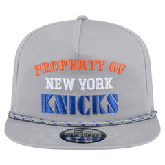 New York Knicks Throwback Property Of Golfer Snapback Hat Gray | New Era for sale