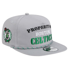 Boston Celtics Throwback Property Of Golfer Snapback Hat Gray | New Era