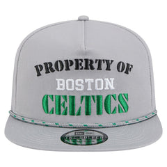Boston Celtics Throwback Property Of Golfer Snapback Hat Gray | New Era