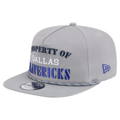 Dallas Mavericks Throwback Property Of Golfer Snapback Hat for sale Gray | New Era US