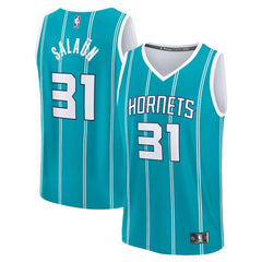 Tidjane Salaun Charlotte Hornets 2024 NBA Draft Fast Break Player Jersey Icon Edition Teal | Fanatics online