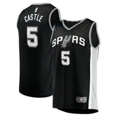 Stephon Castle San Antonio Spurs Youth 2024 NBA Draft Fast Break Player Jersey Icon Edition Black | Fanatics online