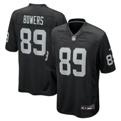 Nike Brock Bowers Las Vegas Raiders Youth Game Jersey Black