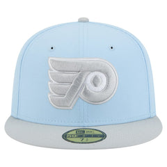 Philadelphia Flyers New Era Color Pack Two-Tone 59FIFTY Fitted Hat - Light Blue/Gray - NHL 201912225