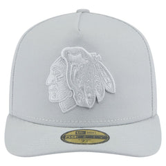 Chicago Blackhawks New Era Color Pack A-Frame 59FIFTY Fitted Hat - Gray - NHL 201912257