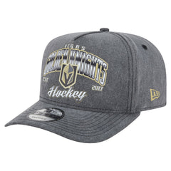 Vegas Golden Knights New Era Throwback Washed A-Frame Pre-Curved 9FIFTY Snapback Hat - Charcoal - NHL 201912309