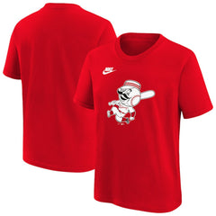 Cincinnati Reds Nike Youth Cooperstown Collection Team Logo T-Shirt - Red - Nike Online