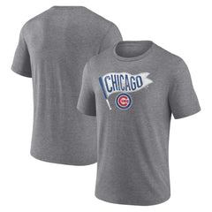Chicago Cubs Hometown Collection Those Cubbies Tri-Blend T-Shirt - Heather Gray - MLB Discount