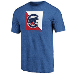 Chicago Cubs Pregame Vibe Tri-Blend T-Shirt - Royal - MLB Sale