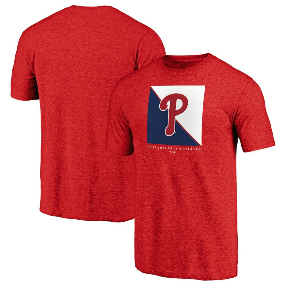 Philadelphia Phillies Pregame Vibe Tri-Blend T-Shirt - Red - MLB Online