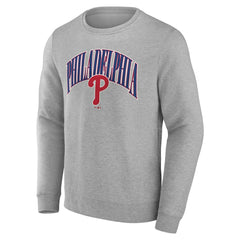Philadelphia Phillies Arch Pullover Sweatshirt - Gray - MLB Sale