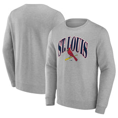 St. Louis Cardinals Arch Pullover Sweatshirt - Gray - MLB Sale