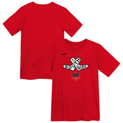 Chicago White Sox Nike Preschool 2025 City Connect Logo T-Shirt - Red - Nike Lifestyle