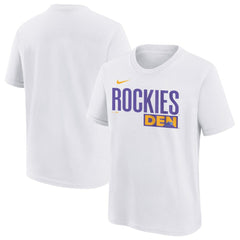 Colorado Rockies Nike Youth 2025 City Connect Wordmark T-Shirt - White - Nike Online