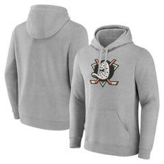 Anaheim Ducks Primary Logo Pullover Sweatshirt - Gray - NHL 201922061
