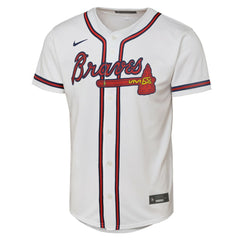 Ozzie Albies Atlanta Braves Nike Youth Home Replica Player Jersey - White - Nike on Sale