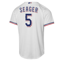 Corey Seager Texas Rangers Nike Youth Home Replica Player Jersey - White - Nike Lifestyle
