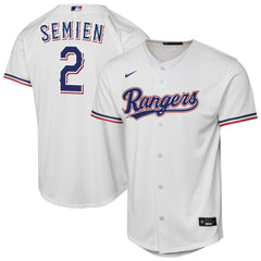 Marcus Semien Texas Rangers Nike Youth Home Replica Player Jersey - White - Nike Online