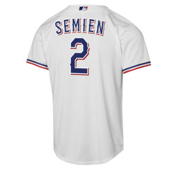Marcus Semien Texas Rangers Nike Youth Home Replica Player Jersey - White - Nike Online