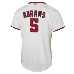 CJ Abrams Washington Nationals Nike Youth Home Replica Player Jersey - White - Nike on Sale