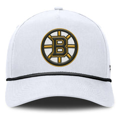 Boston Bruins Fanatics Rope A-Frame Adjustable Hat - White - NHL 201922902