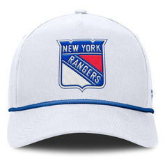 New York Rangers Fanatics Rope A-Frame Adjustable Hat - White - NHL 201922906