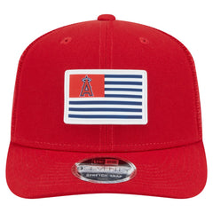 Los Angeles Angels New Era Flag 9SEVENTY Stretch-Snap Hat - Red - New Era Online