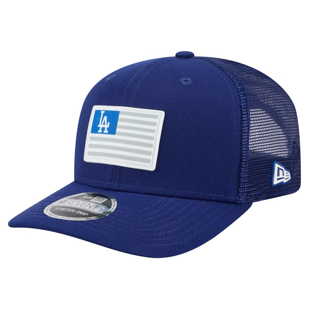 Los Angeles Dodgers New Era Flag 9SEVENTY Stretch-Snap Hat - Royal - New Era Lifestyle