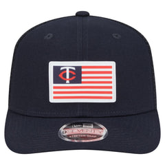 Minnesota Twins New Era Flag 9SEVENTY Stretch-Snap Hat - Navy - New Era Online