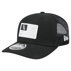 Chicago White Sox New Era Flag 9SEVENTY Stretch-Snap Hat - Black - New Era Discount