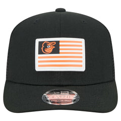 Baltimore Orioles New Era Flag 9SEVENTY Stretch-Snap Hat - Black - New Era Discount