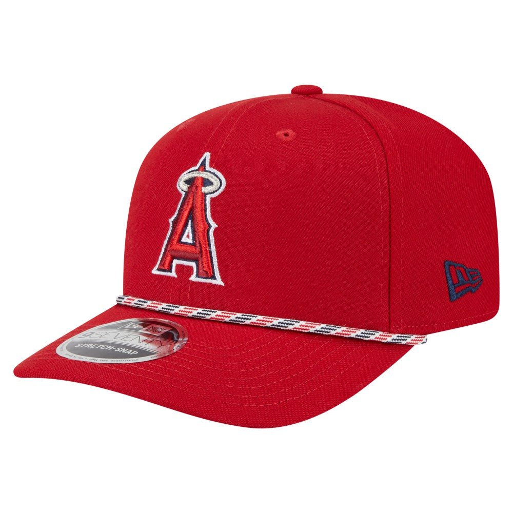 Los Angeles Angels New Era Multi-Rope 9SEVENTY Stretch-Snap Hat - Red - New Era Discount