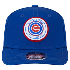 Chicago Cubs New Era Circle Patch 9SEVENTY Stretch-Snap Hat - Royal - New Era Sale